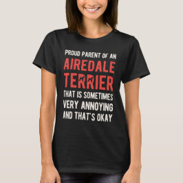T-shirt Funny Airedale Terrier