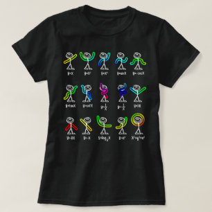 T-shirt Funny Algebra Danse Fonction Math Enseignant Geek