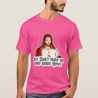 T-shirt Funny Angry Papa Jésus Art numérique de mème