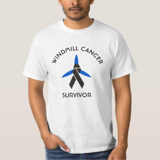 T-shirt Funny Anti Trump Humour, Windmill Cancer Survivor