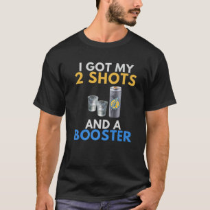 T-shirt Funny Anti Vaccine Obtient Mes 2 Volets Vodka Ener
