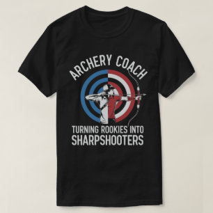 T-shirt Funny Archery Coach Rookies dans des tireurs d'éli