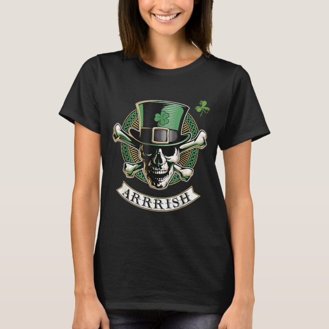 T-shirt Funny Arrish Irish Rate St Patricks Day Rate Men G (Devant)