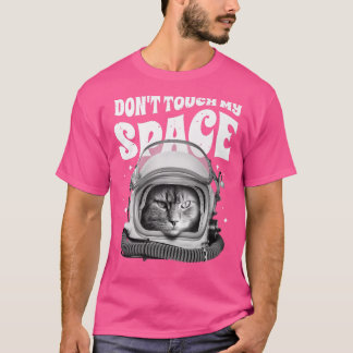 T-shirt Funny Astronaut space cat Graphic Men Women 
