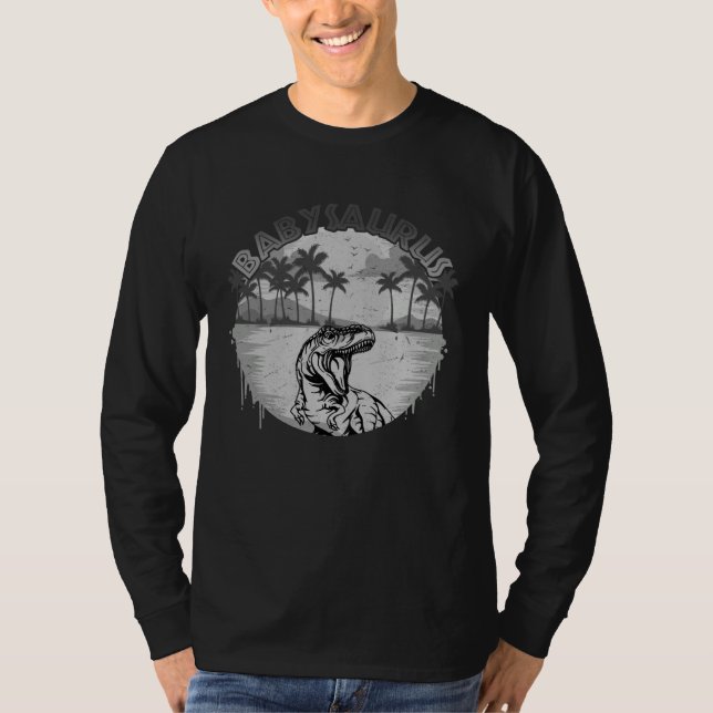 T-shirt Funny Babysaurus T-Rex Dinosaur Baby Saurus Family (Devant)