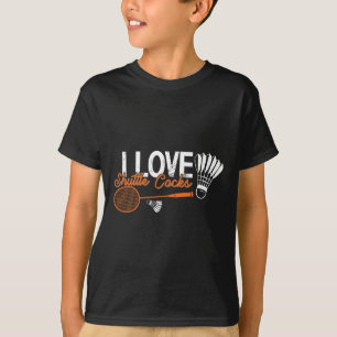 T-shirt Funny Badminton Humour Smash Shuttle Birdie Sport 
