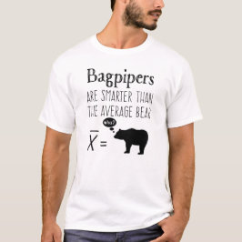 T-shirt Funny Bagpipes - Ours moyen