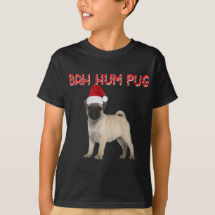 T-shirt Funny Bah Hum Carlin Chien Noël Cadeau de Noël Pèr