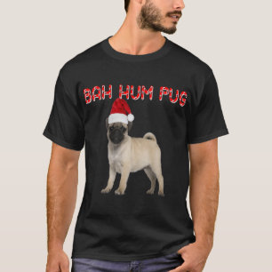 T-shirt Funny Bah Hum Carlin Chien Noël Cadeau de Noël Pèr
