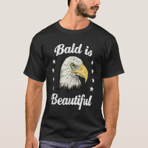 T-shirt Funny BALD EST BEAU - Cadeau de Fête des pères pou