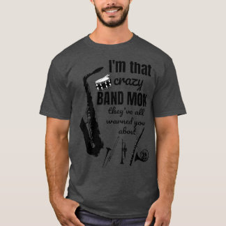 T-shirt Funny Band Maman Marching Band Musique