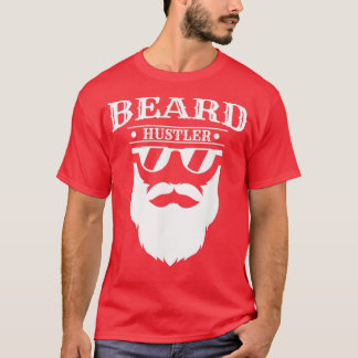 T-shirt Funny Barbier coiffeur Barbershop Beard Hustler