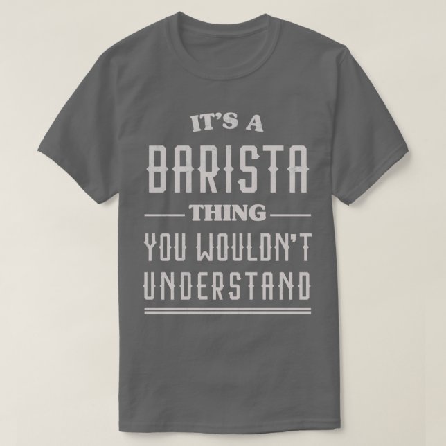 T-shirt Funny Barista 2 (Design devant)