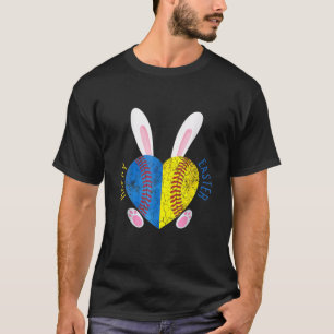 T-shirt Funny Baseball Vintage Fête de Pâques Ukraine Coeu