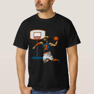 T-shirt Funny Basketball Jésus joueur Humour chrétien Chel