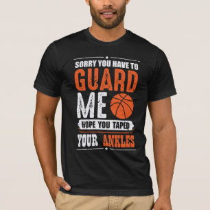 T-shirt Funny Basketball Player Team Sport Trash