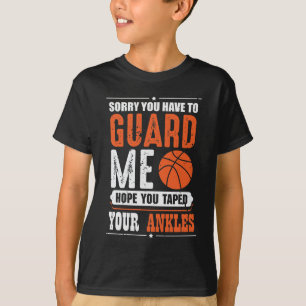 T-shirt Funny Basketball Player Team Sport Trash