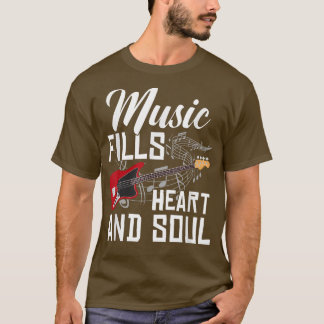 T-shirt Funny Bass Guitare Lover Graphisme Femmes et Homme