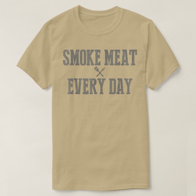 T-shirt Funny Bbq Smoker Accessoire Pitmaster Papa Grillin (Design devant)