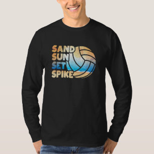 T-shirt Funny Beach Volleyball Lecteur Vball Citation Sand