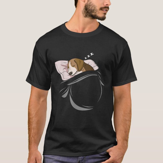 T-shirt Funny Beagle Merch for Women Men Kids Beagle Sleep (Devant)