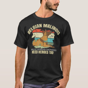T-shirt Funny Belgian Malinois Lover Dog Owner Belgian Mal