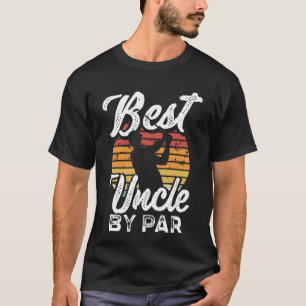 T-shirt Funny Best Uncle By Par Par Golf Lover Golf