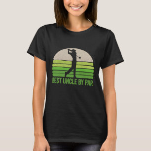 T-shirt Funny Best Uncle par Par Golf Apparel Fête des pèr