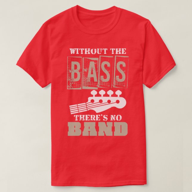 T-shirt Funny Bhelp Cadeau Musique Lover Basse (Design devant)