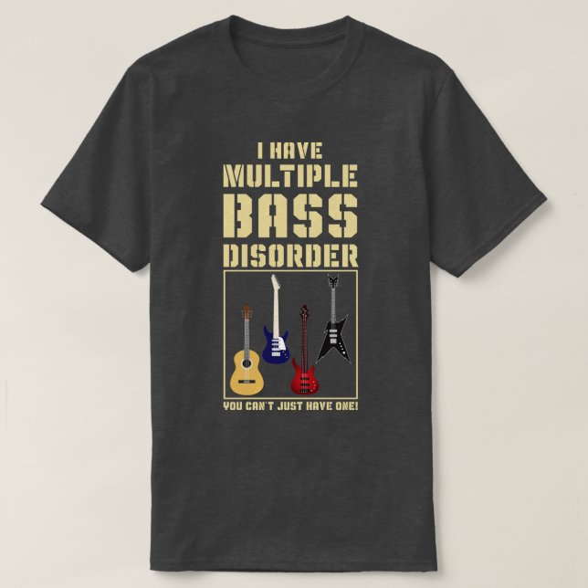 T-shirt Funny Bhelp Idée Cadeau Musique basse (Design devant)