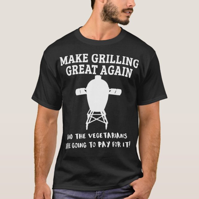 T-shirt Funny Big Green Bbq Pit Egg Smoker Pitmaster Gig (Devant)