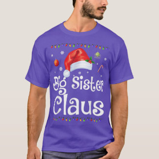 T-shirt Funny Big Soeur Claus Pyjamas de Noël Père Noël Gi