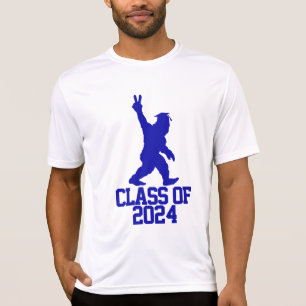 T-shirt Funny Bigfoot Class of 2024 - Graduation 2024