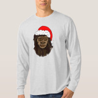 Funny Bigfoot Dans L'Humour Sasquatch De Santa Hat