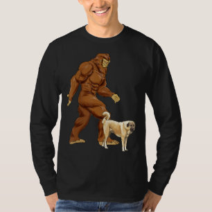 T-shirt Funny Bigfoot marcher Anatolian Berger Chien Sasqu