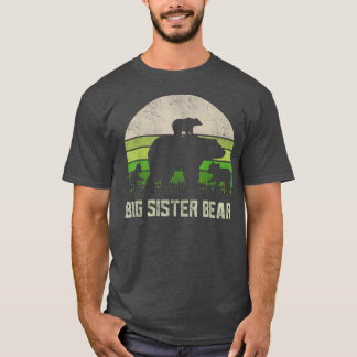 T-shirt Funny Biggest Sister Shirts, 3 Cub Kids Sis Big Si