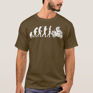 T-shirt Funny Biker Evolution of the Motorcycle Adventure 