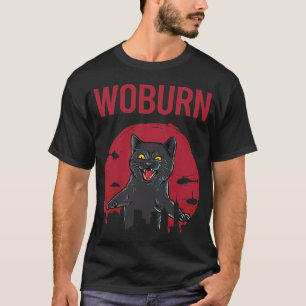 T-shirt Funny Black Cat Woburn