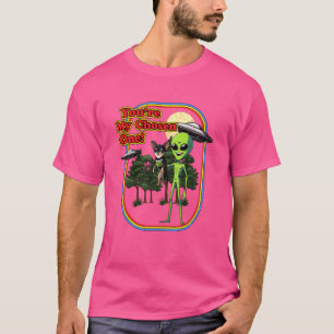 T-shirt Funny Black et Tan Chihuahua Alien Vous êtes chois
