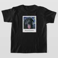Funny Black Lab Pet Personnalisé Photo et Texte T