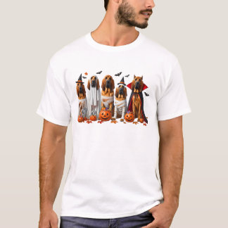 T-shirt Funny Bloodhound Halloween Amoureux des chiens