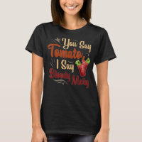 Funny Bloody Mary Tomato Mens & Femmes