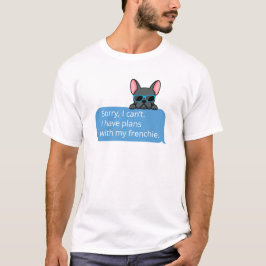 T-shirt Funny Blue French Bulldog