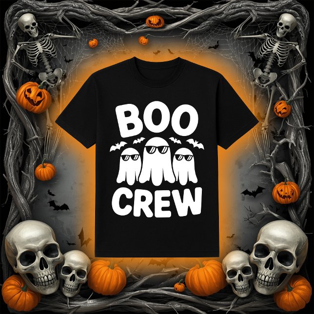 T-shirt Funny Boo Crew Ghosts with Sunglasses Halloween (Créateur téléchargé)