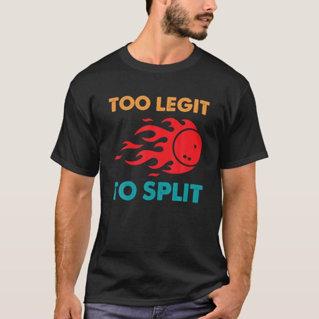 T-shirt Funny Bowling (Devant)
