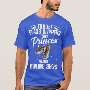 T-shirt Funny Bowling Design For Women Girls Bowling Shoes