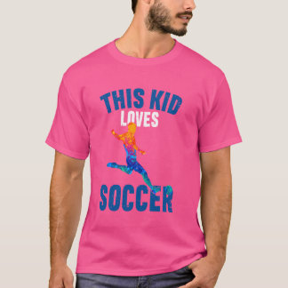 T-shirt Funny Boys Ce Garçon Aime Le Football