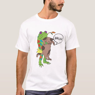 T-SHIRT FUNNY BRUH FROG TEE - SHIRT