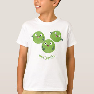 T-shirt Funny Brussels sprouts légumes caricature
