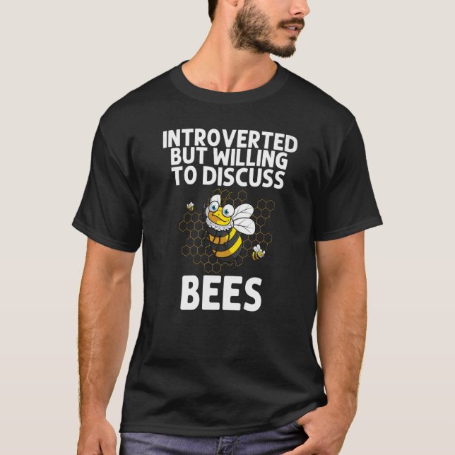 T-shirt Funny Bumblebee Art For Men Women Beekeeper Honeyb (Devant)